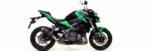 Gianelli X-Pro RVS Black Slip-on Einddemper met E-keur Kawasaki Z900 2017 > 2019